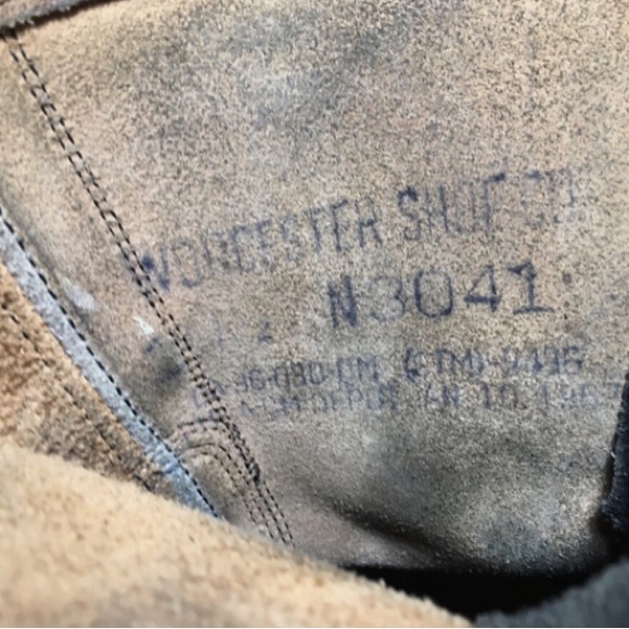 Vtg Vietnam Era Combat Boots 1967 USGI USMC ARMY Leather Cap Toe BFG Size 10.5 - Picture 12 of 13